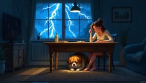 Was tun, wenn mein Hund bei Gewitter Angst hat? Was tun, wenn mein Hund bei Gewitter Angst hat?