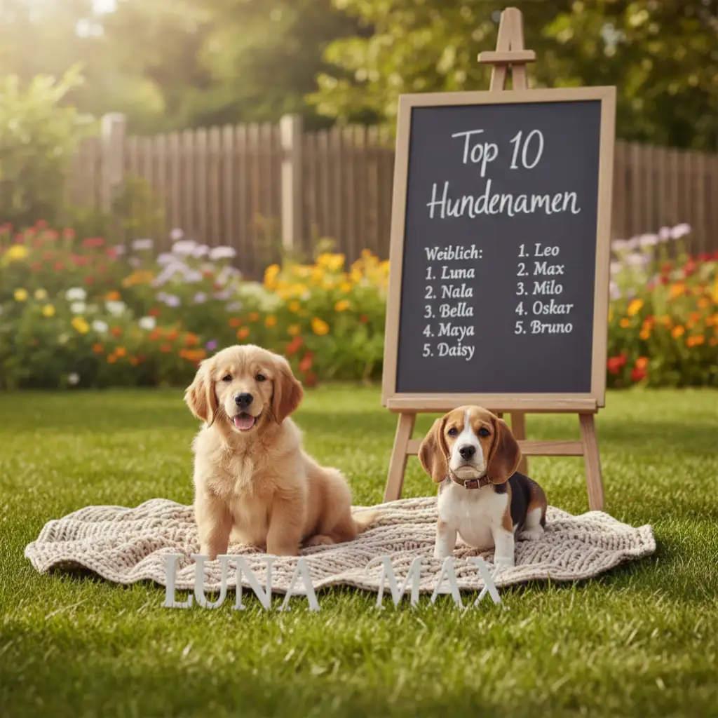 Die beliebtesten Hundenamen Top10 Die beliebtesten Hundenamen Top10