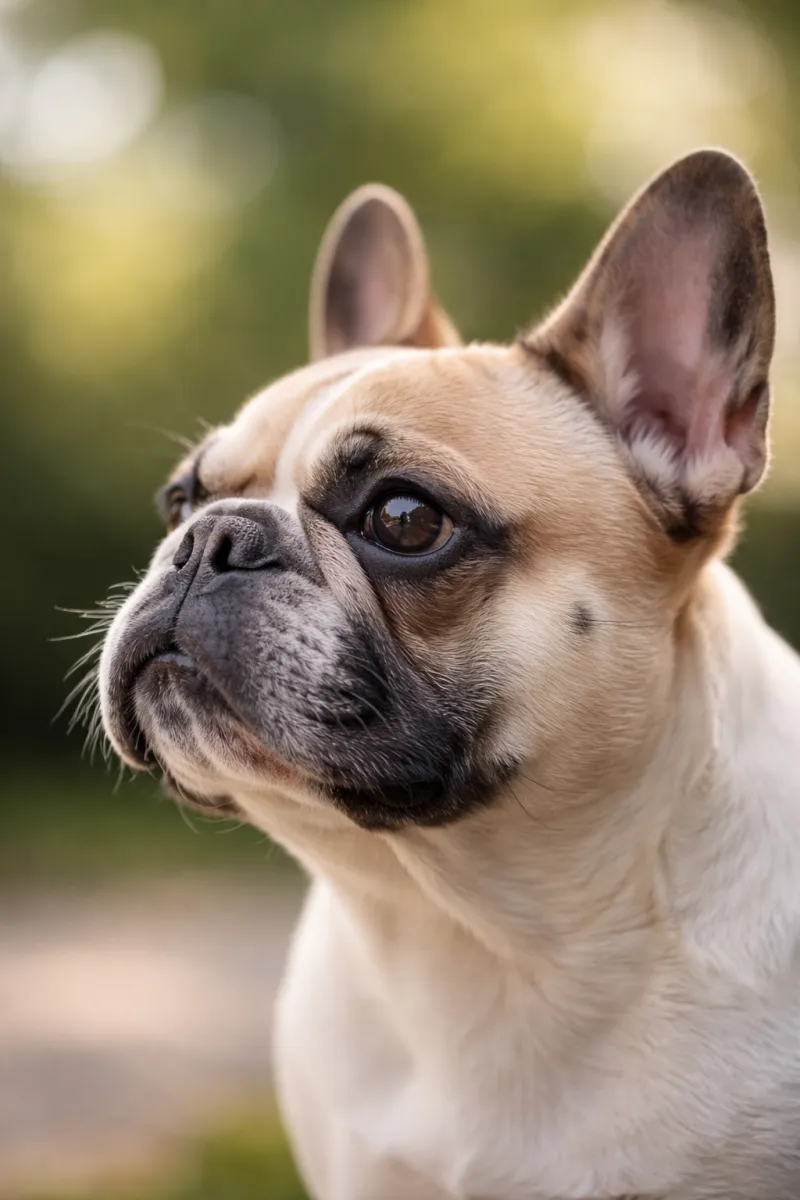 Französische Bulldogge im Porträt