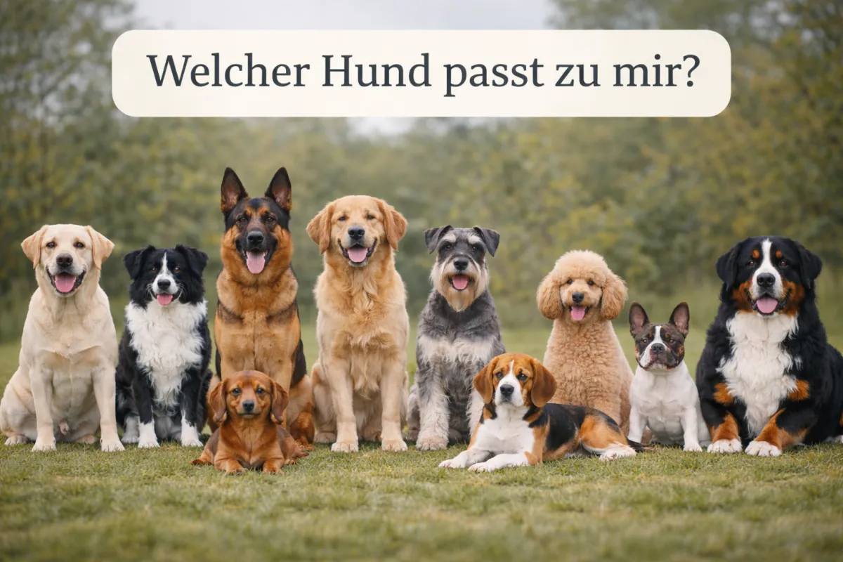 Mache unseren "Welcher Hund passt zu mir?"-Test