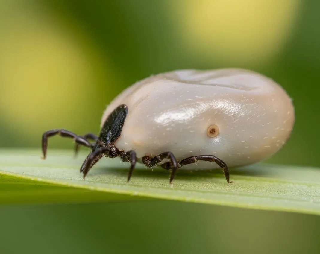 Vollgesogene Zecke beim Hund Vollgesogene Zecke beim Hund