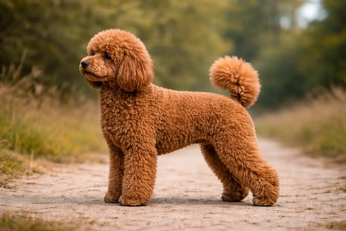Zwergpudel weiß geschoren Zwergpudel weiß geschoren